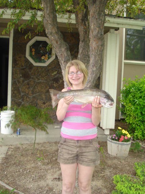 Biggest Fish of the Day at Salmon Dam